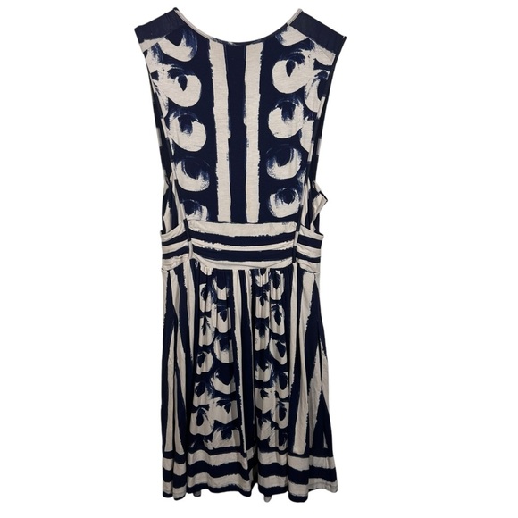 Maeve Sennebec Batik Print Fit and Flare Dress Size Medium - Picture 3 of 6